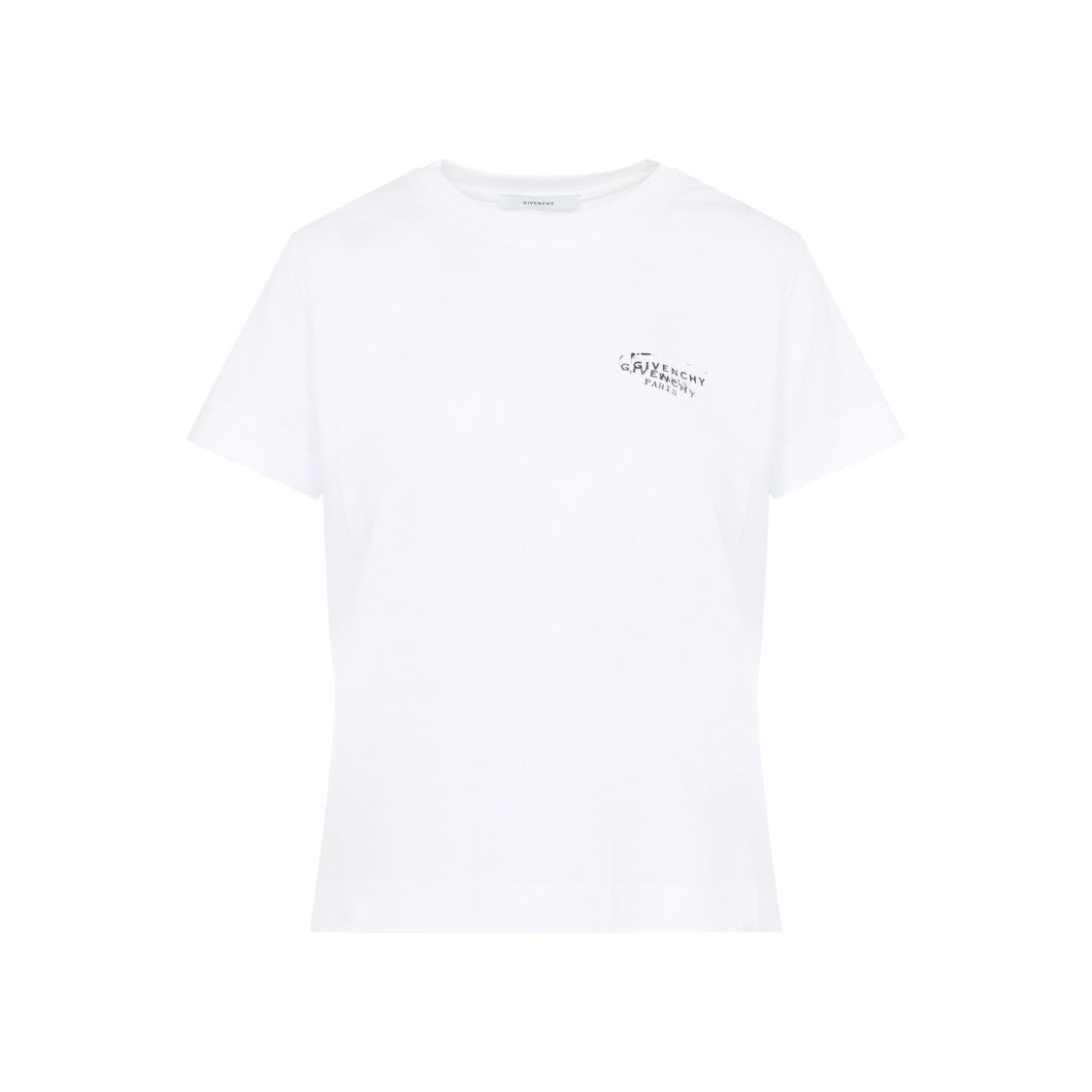 Givenchy Minimalist Cotton T-Shirt With Artistic Prints