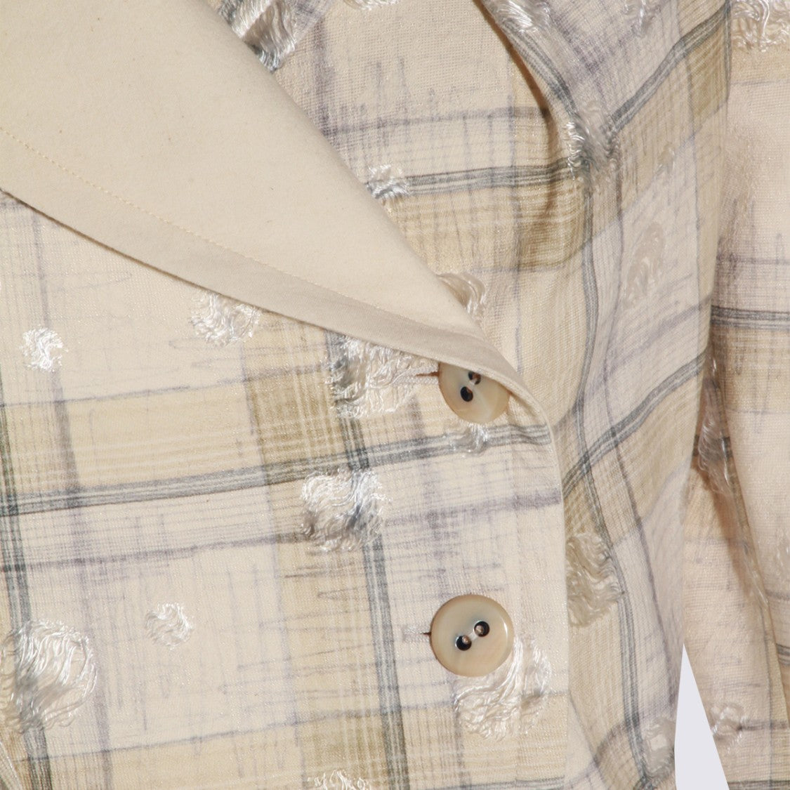 Vivienne Westwood Ecru Check Blazer