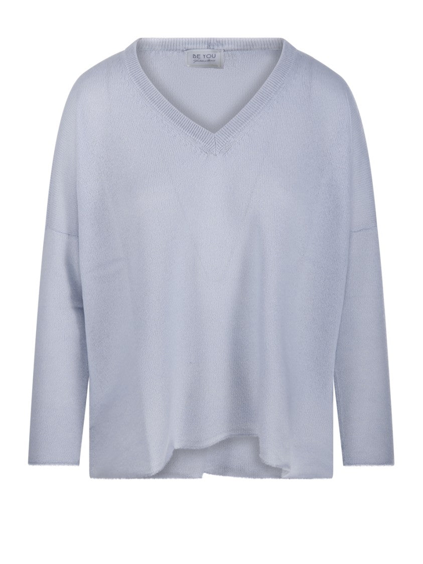 Be You Relaxed-Fit V-Neck Cashmere Sweater