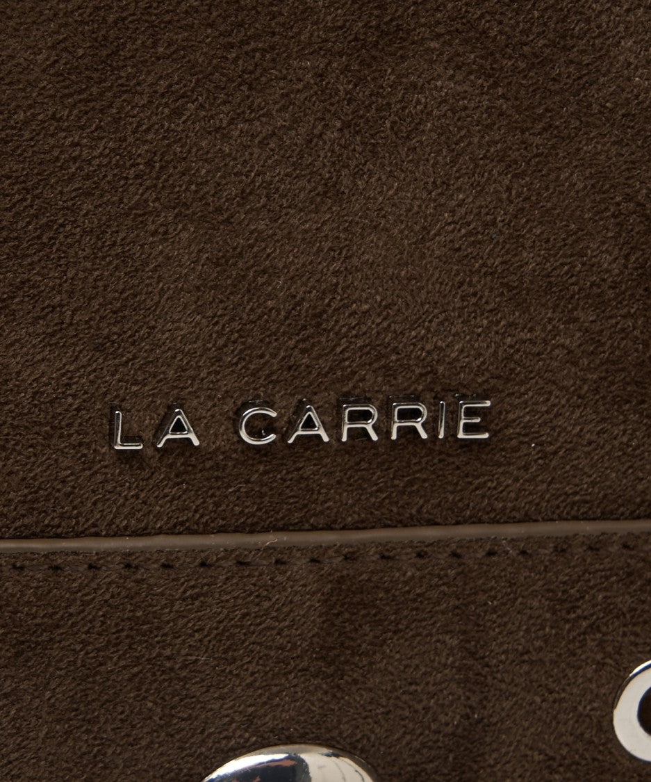 La Carrie Eco Suede Shoulder Bag