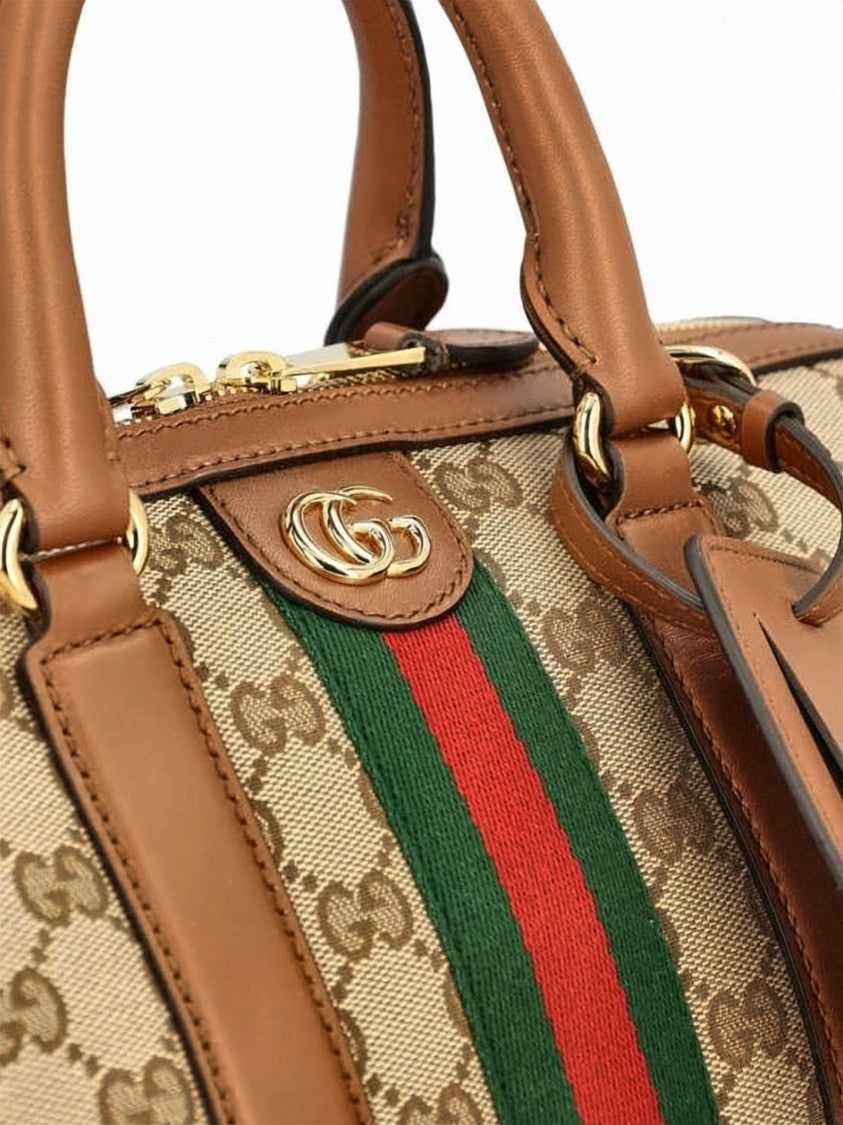 Gucci Gucci Medium Boston Bag In Classic Monogram Canvas