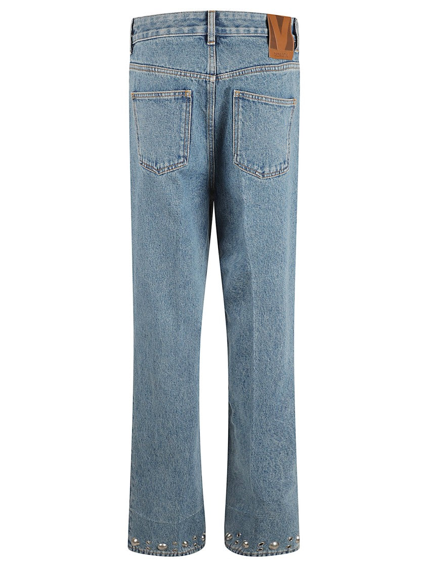 Valentino Garavani Classic Straight-Leg Jeans With Five-Pocket Design