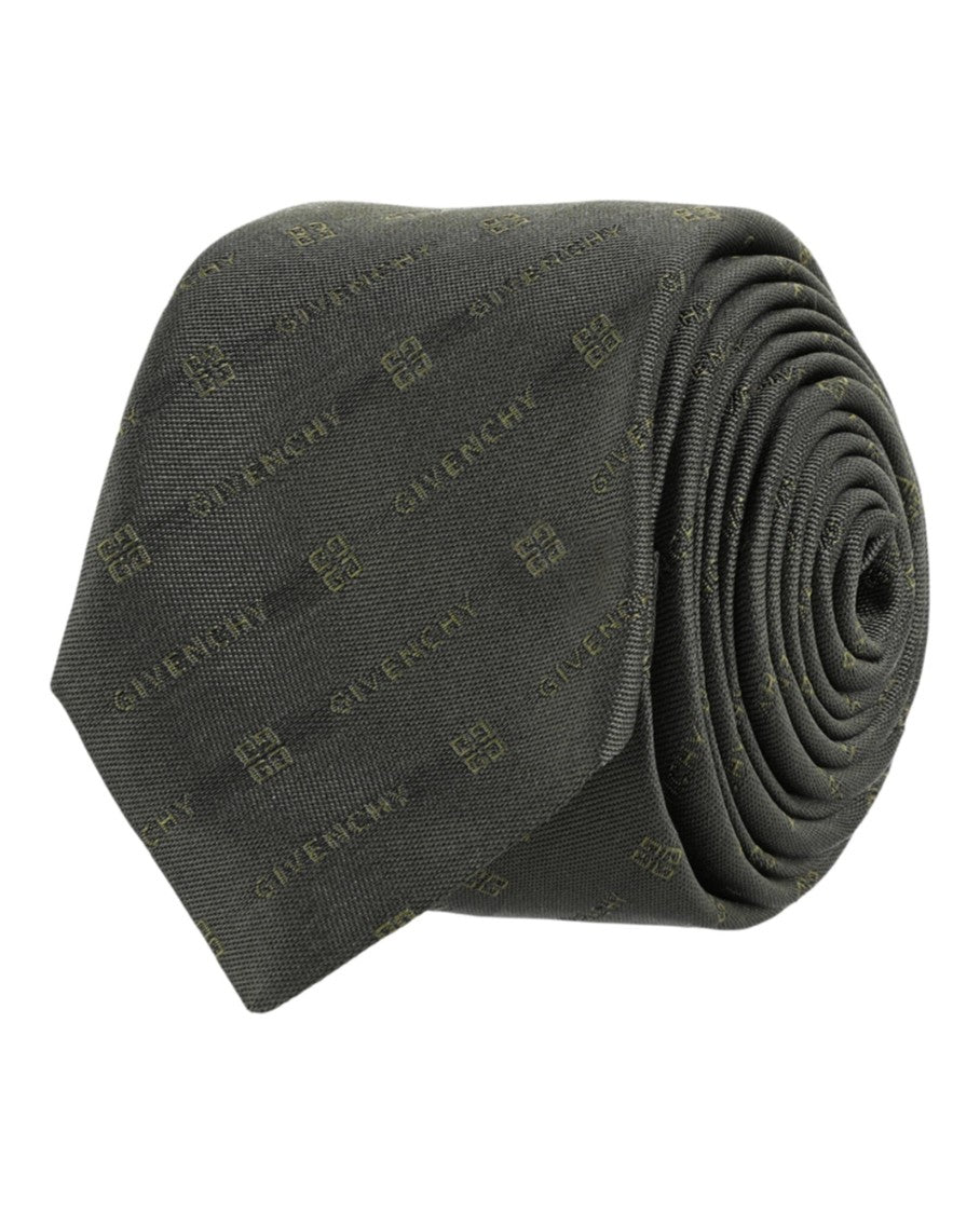 Givenchy Diagonal Logo Silk Tie