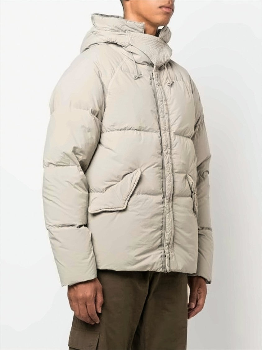 Ten C High Collar Quilted Down Jacket
