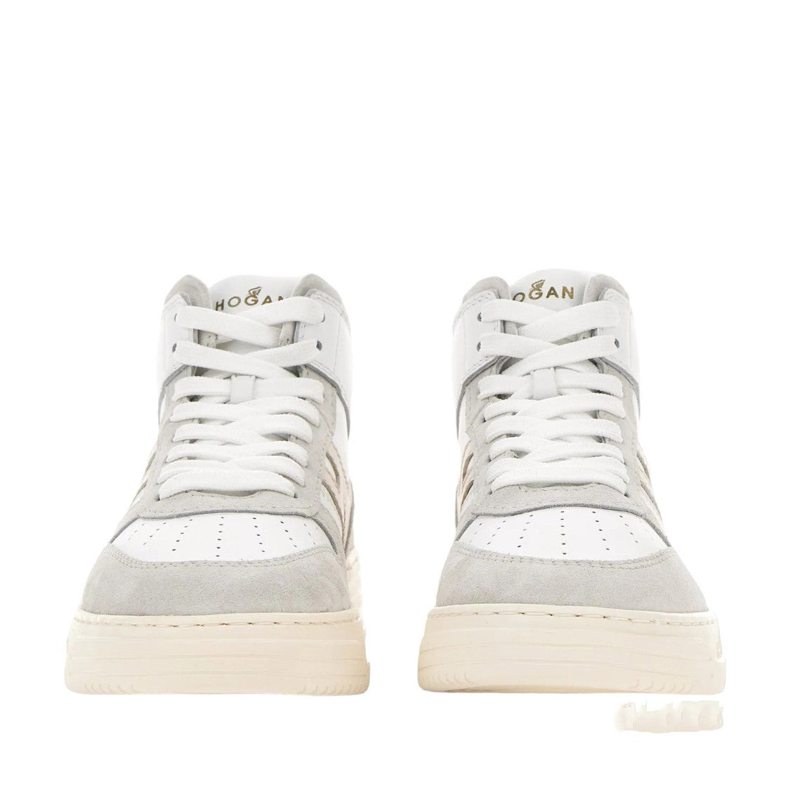 Hogan High-Top Sneakers With Smooth