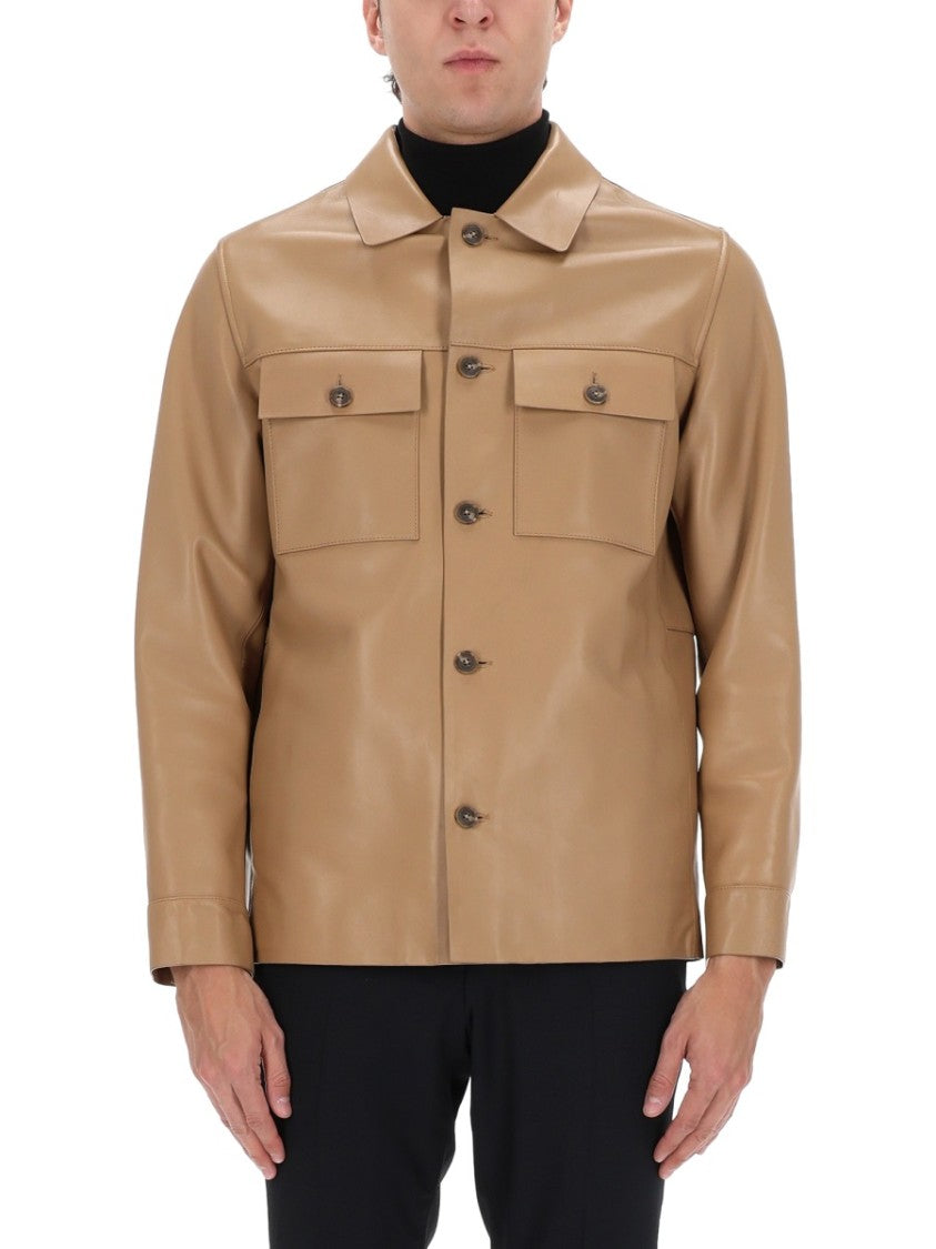Boss C-Malid Faux Leather Regular Jacket