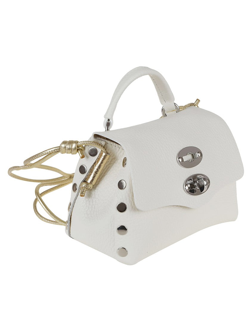 Zanellato Small Structured Handbag With Metallic Accents