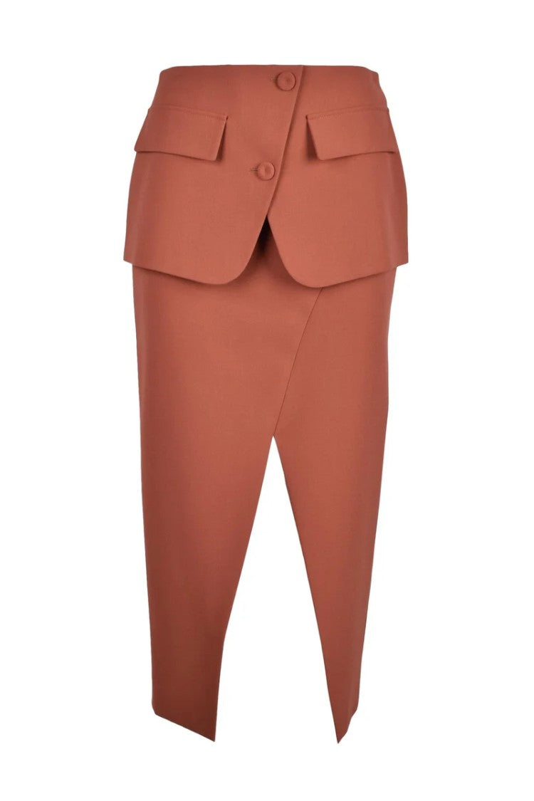 Erika Cavallini Fluid Asymmetrical Long Skirt