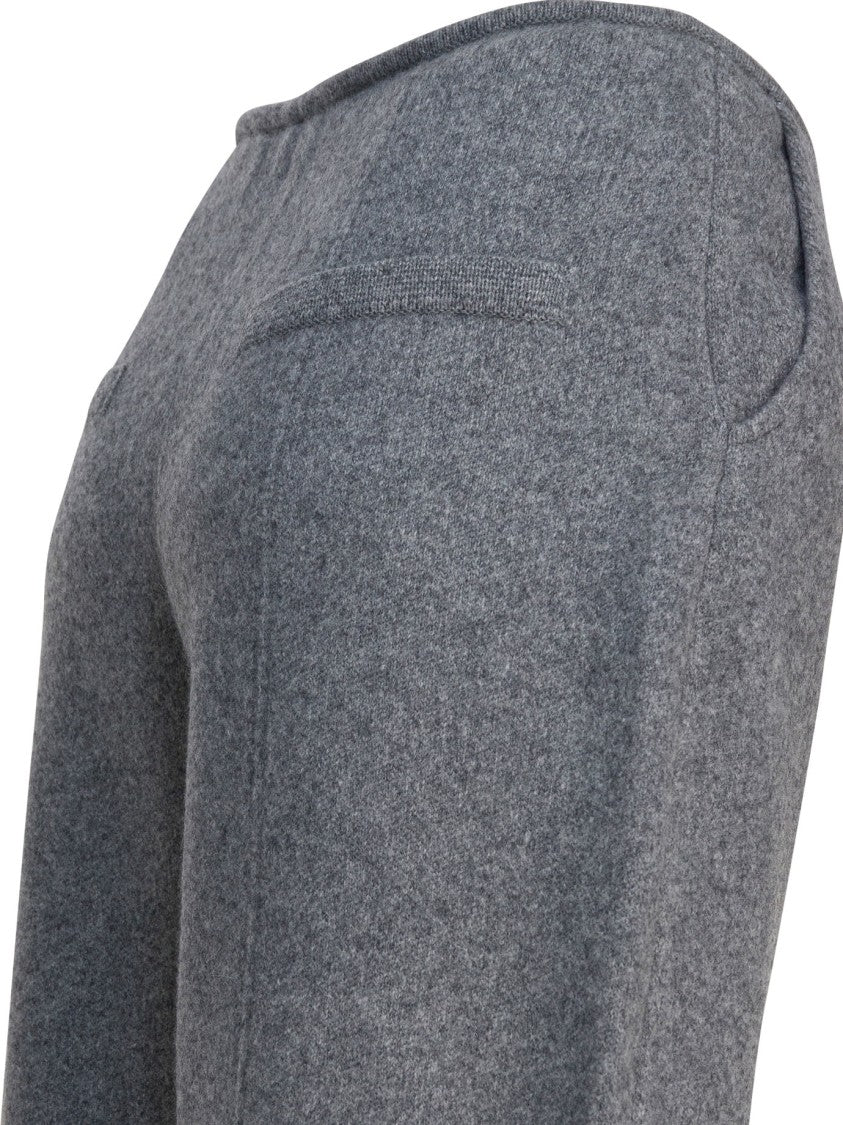 Umarmung Wide-Leg Trousers With Subtle Seam Detailing