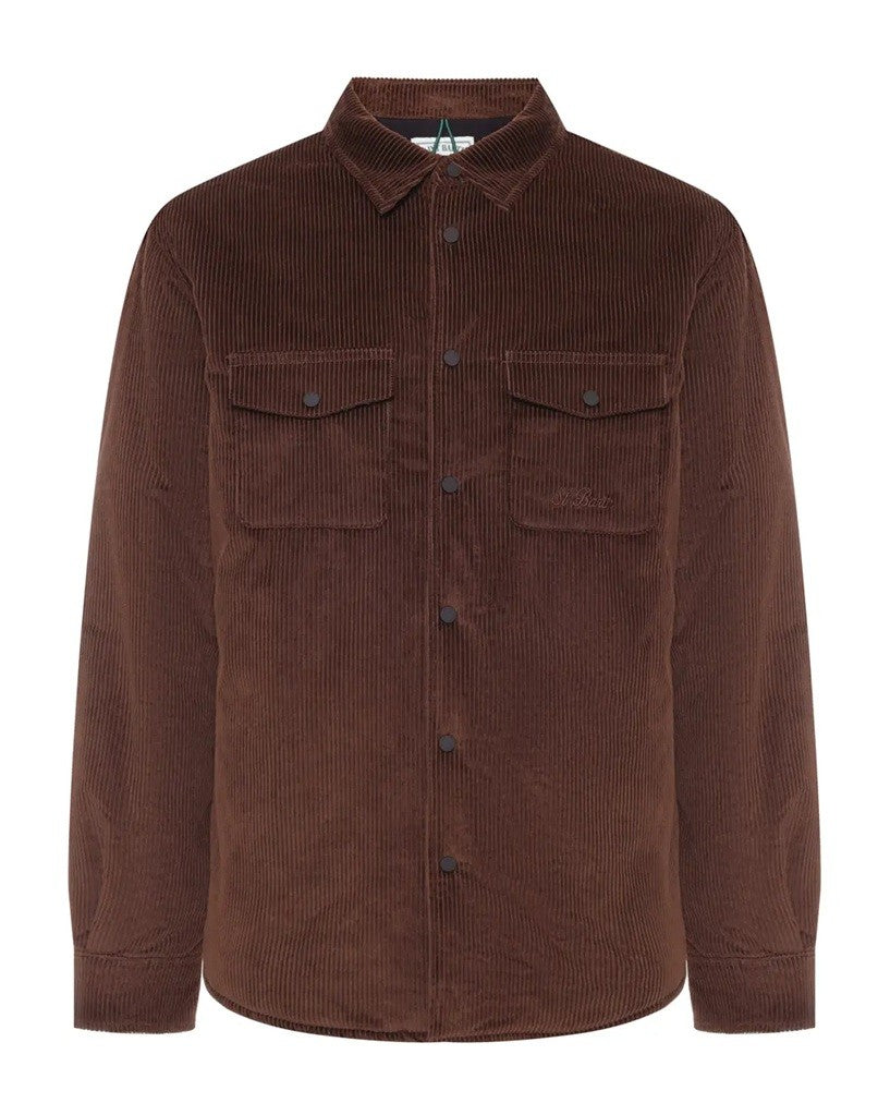 Mc2 Saint Barth Tailored Long-Sleeve Button-Up Shirt With Flap Pockets