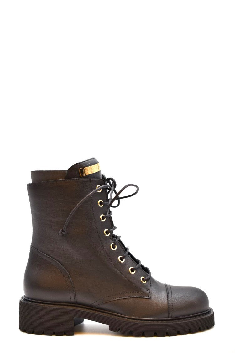 Giuseppe Zanotti Black Ankle Leather Boots