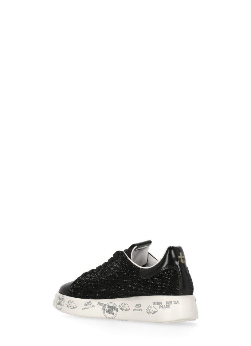 Premiata Black Belle 7813 Strass Sneakers