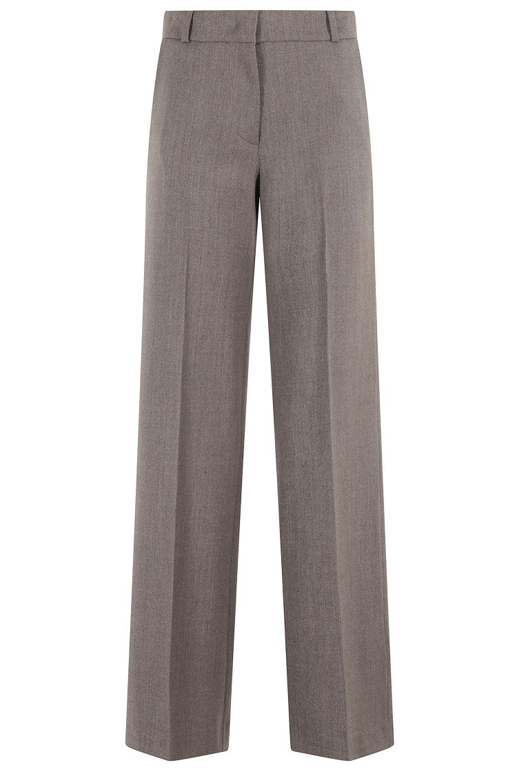 Kiltie Andrea High-Waisted Straight-Leg Pants