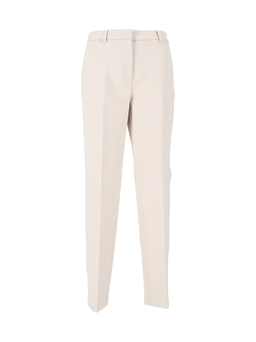 Peserico Tailored Straight-Leg Formal Pants