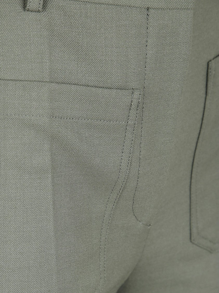 Victoria Beckham Tailored Straight Leg Trousers With High Waist Design