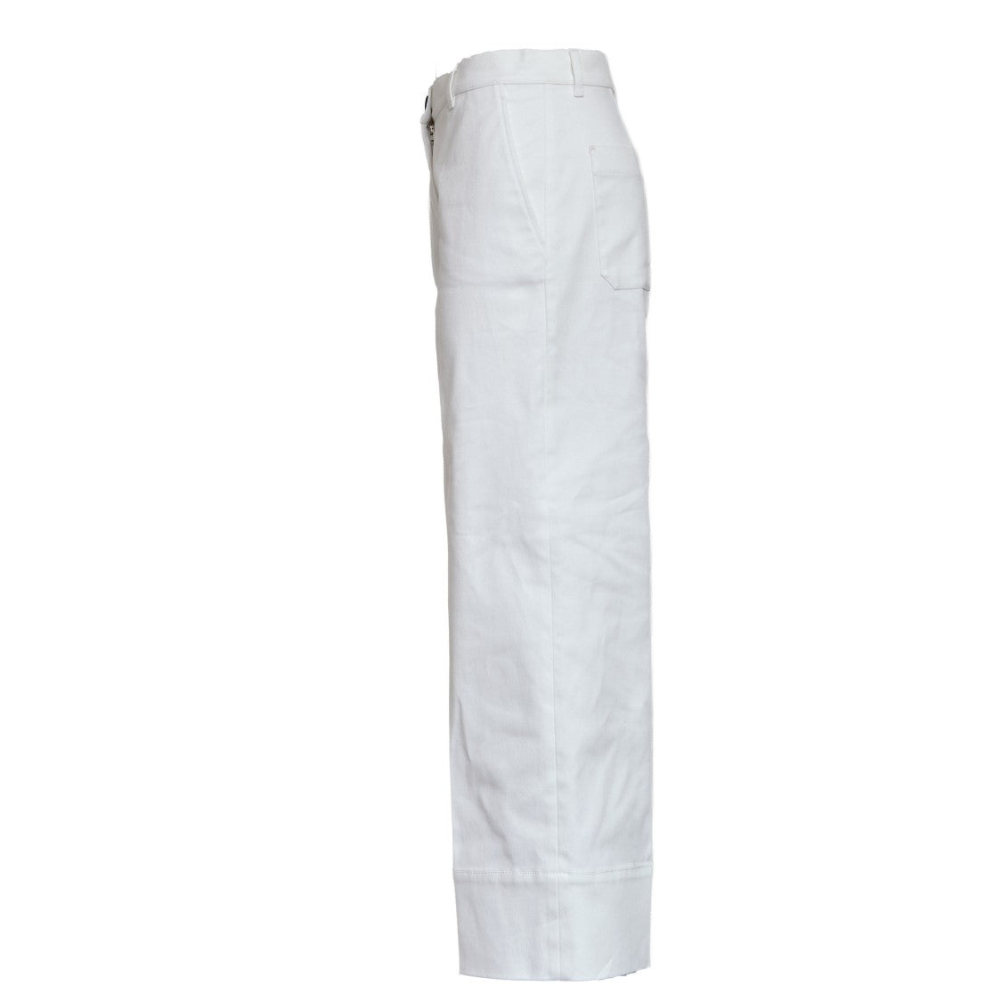 Ql2 Straight-Leg Pants With Concealed Back Pockets