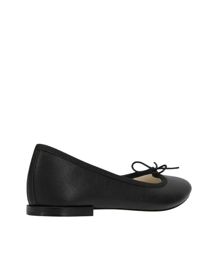 Repetto Leather Ballet Flats With Rounded Toe