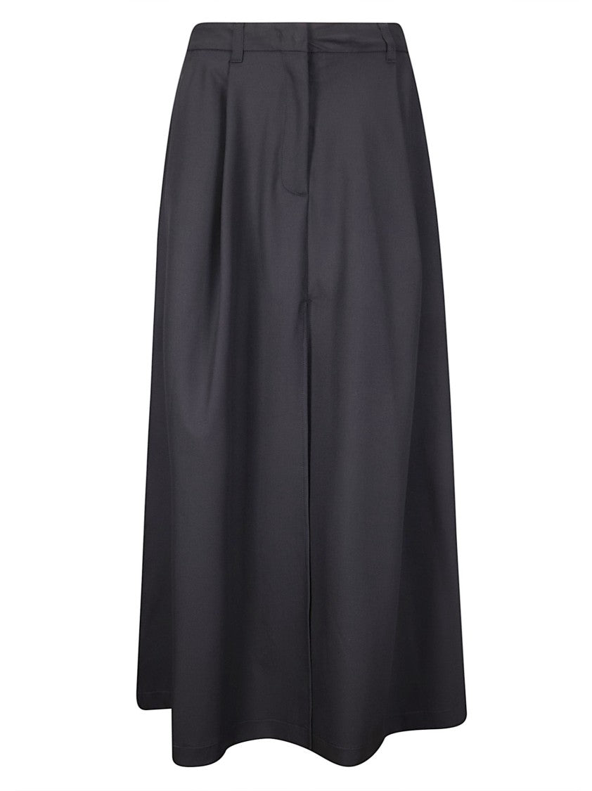 The Latest Beige Daisy Pleated Skirt