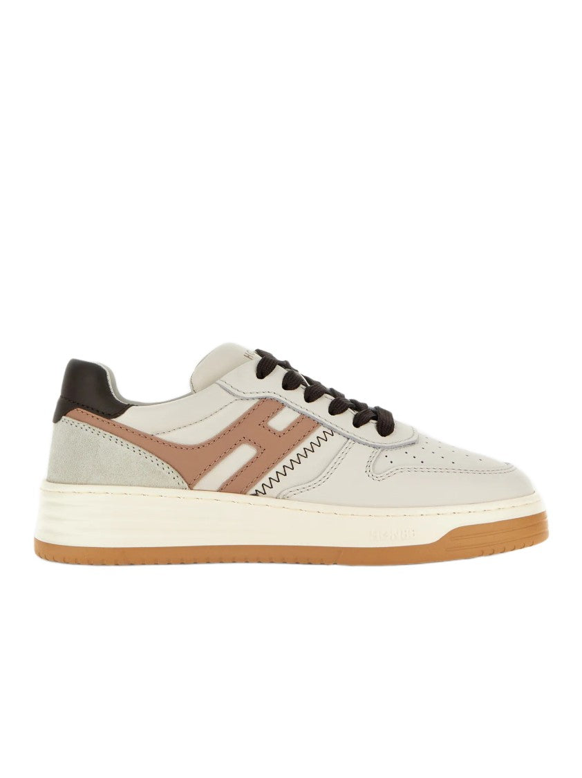 Hogan Low-Top Nappa Leather Sneakers With Suede Inserts