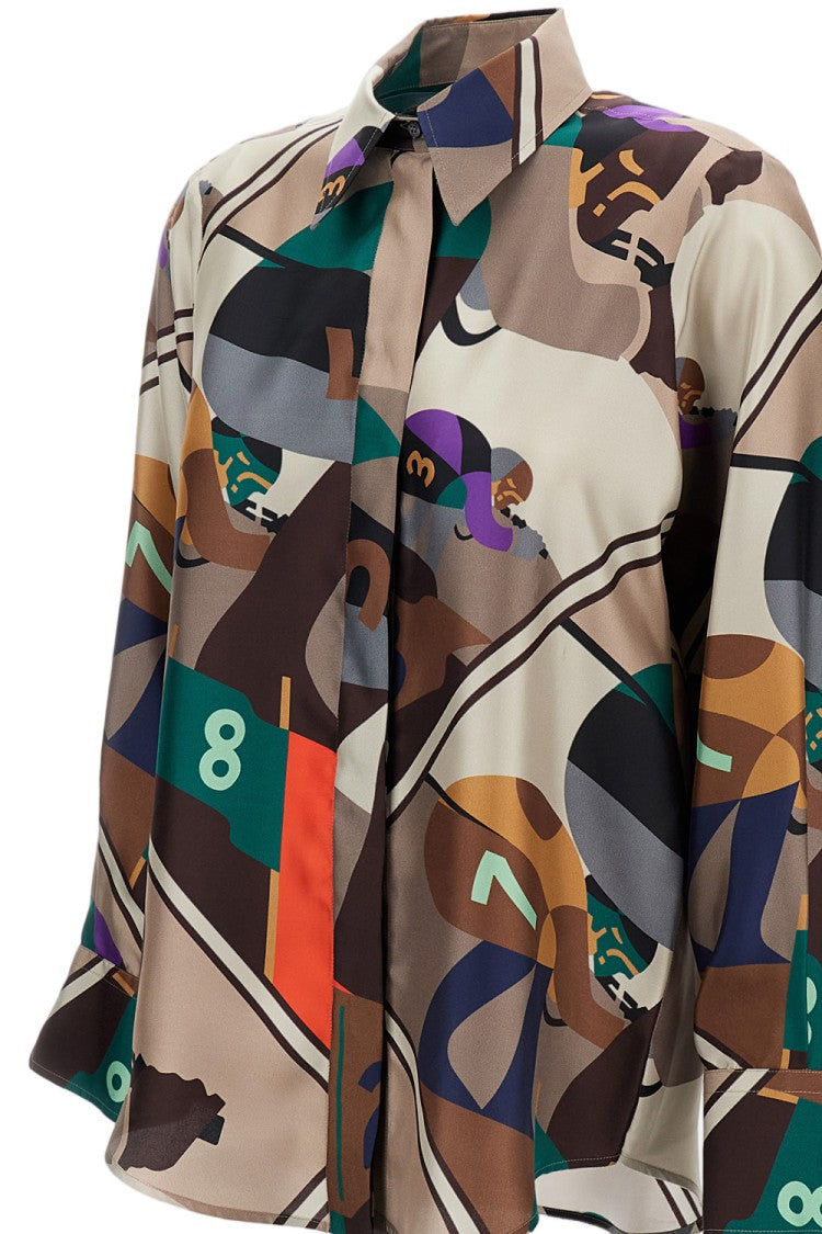 Alberto Biani Classic Silk Skiers' Shirt