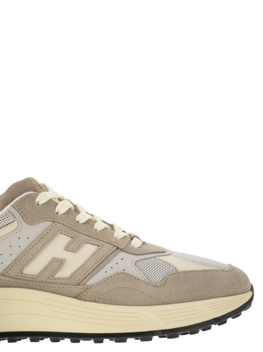 Hogan Hyperlight - Suede And Canvas Sneakers