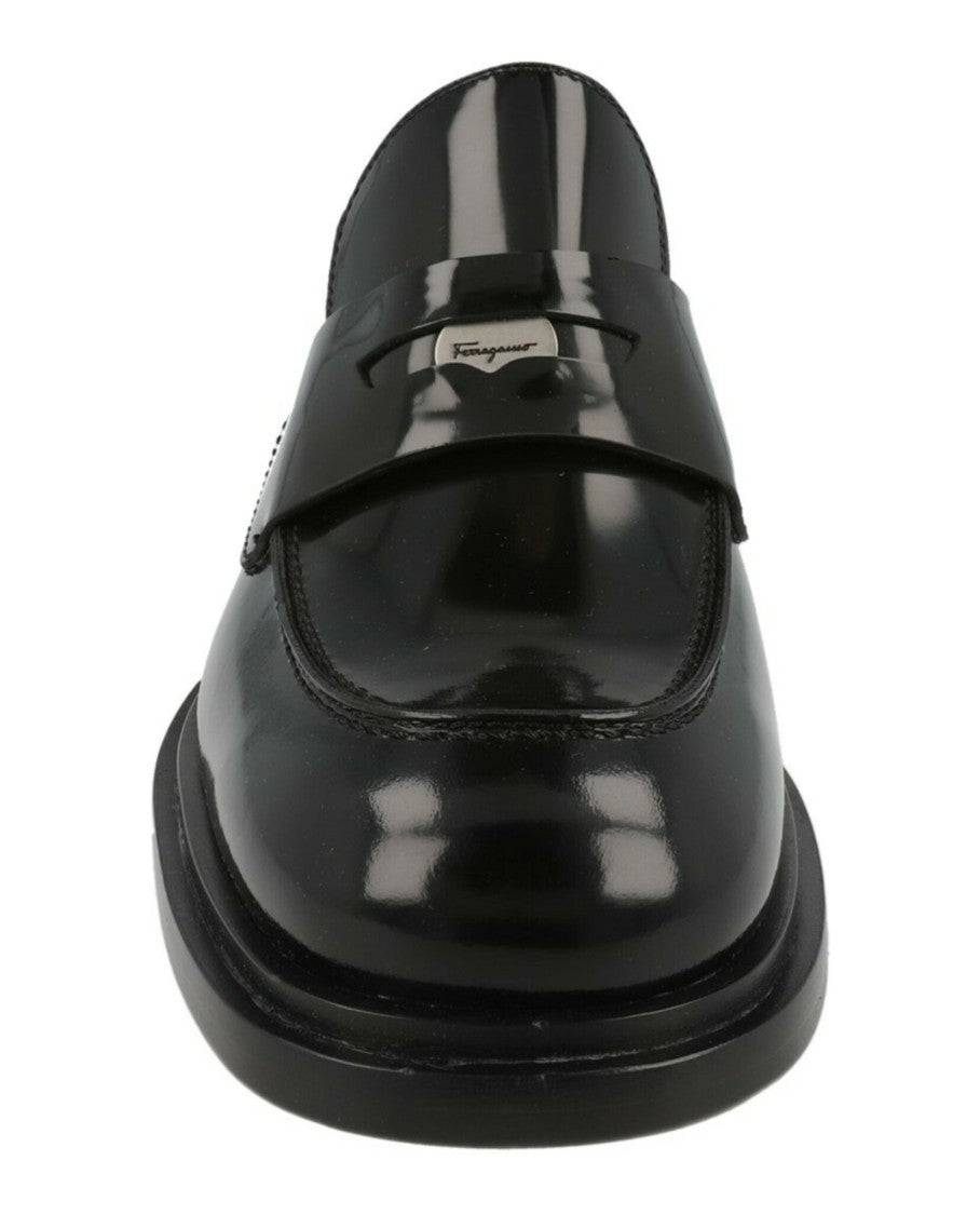Ferragamo Nyx Patent Leather Penny Loafers