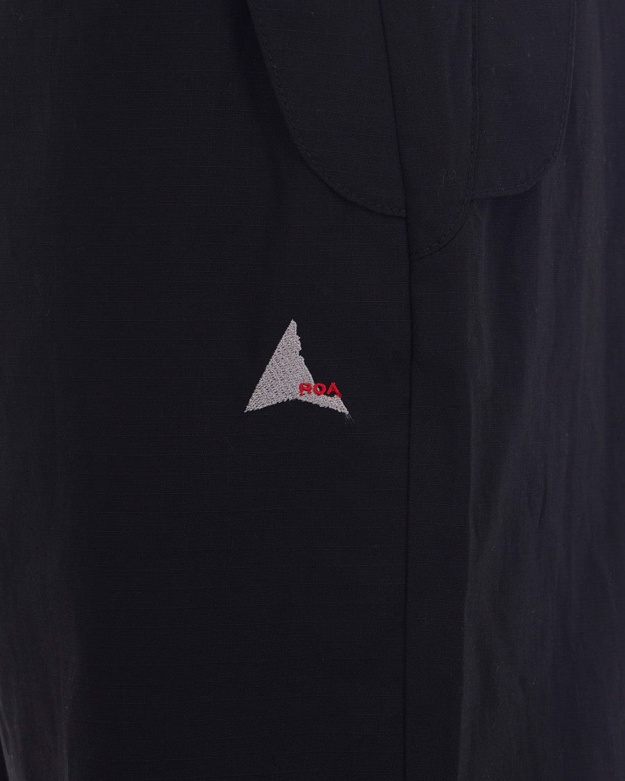 Roa Centipede Buckle Black Pants