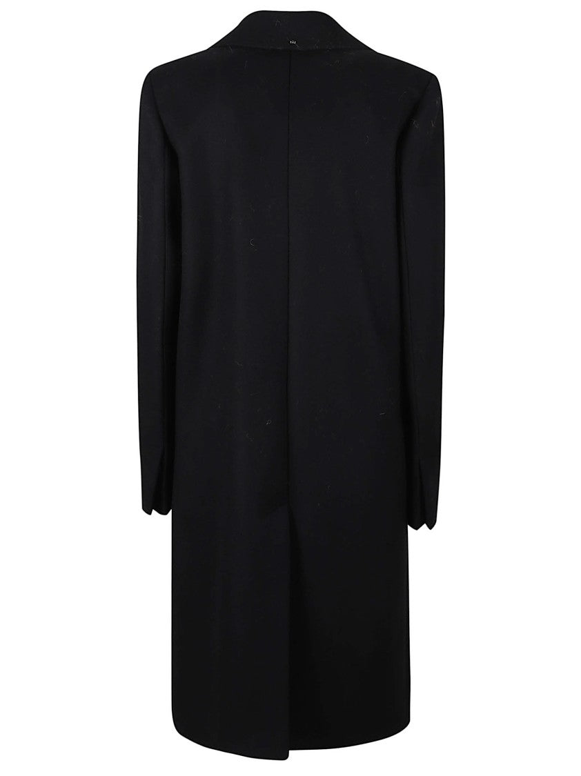 Sportmax Double-Breasted Virgin Wool Sportmax Coat With Tailored Fit