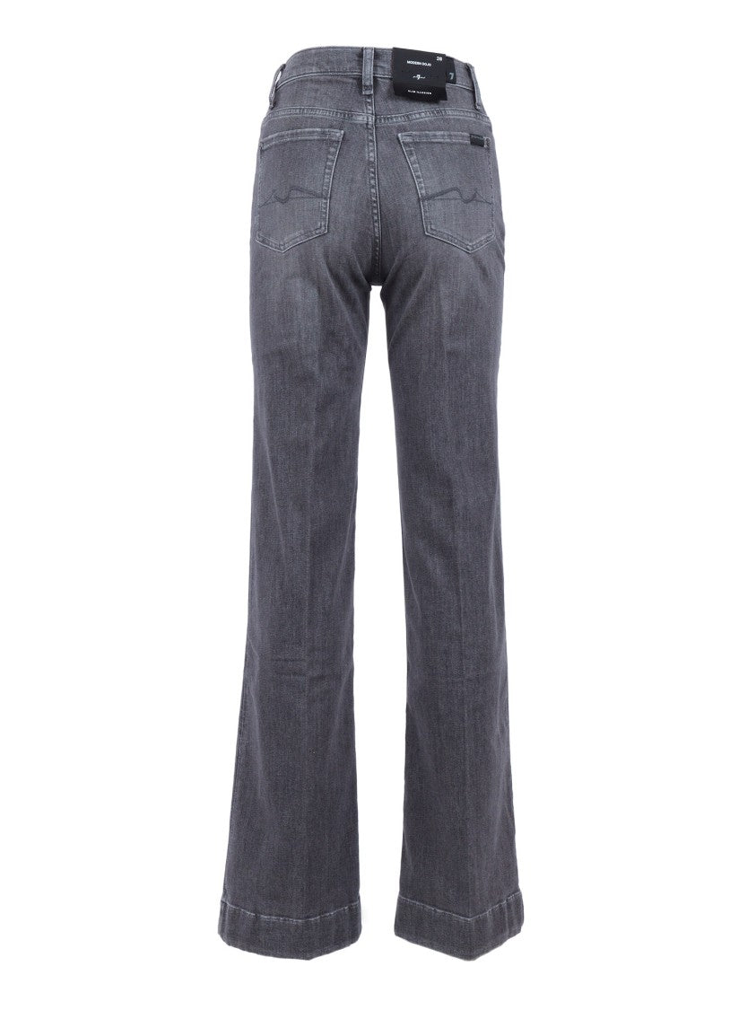 7 For All Mankind Soho Grey Modern Dojo Jeans
