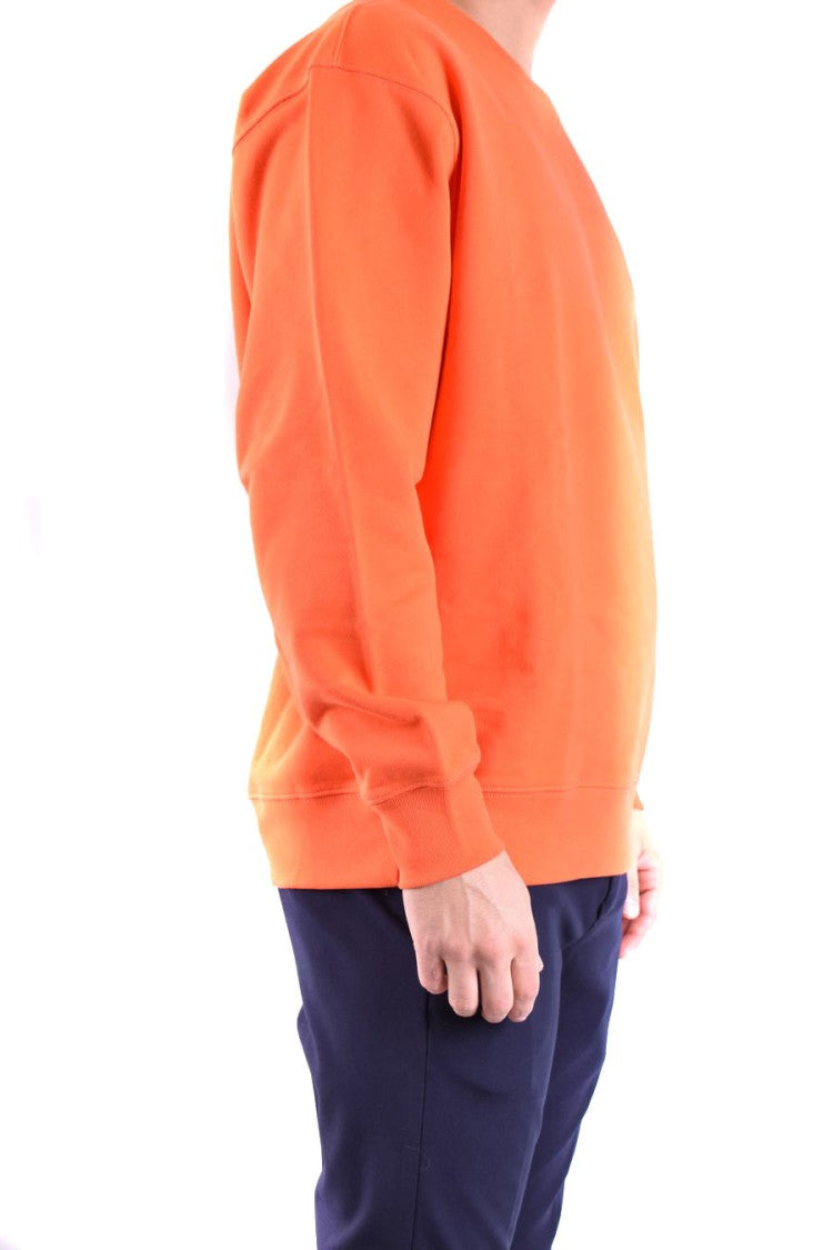 Moschino Orange Crew Neck Sweatshirt