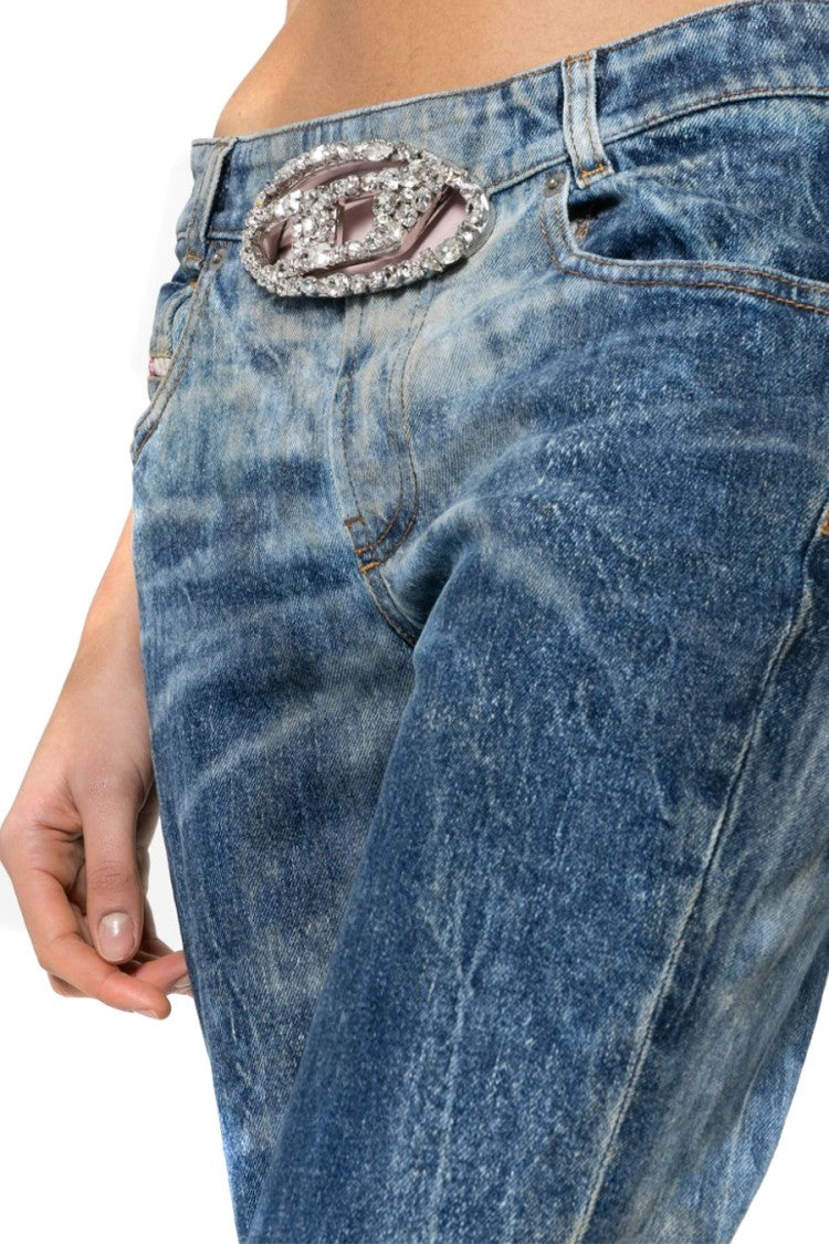 Diesel Blue Flared Leg Jeans