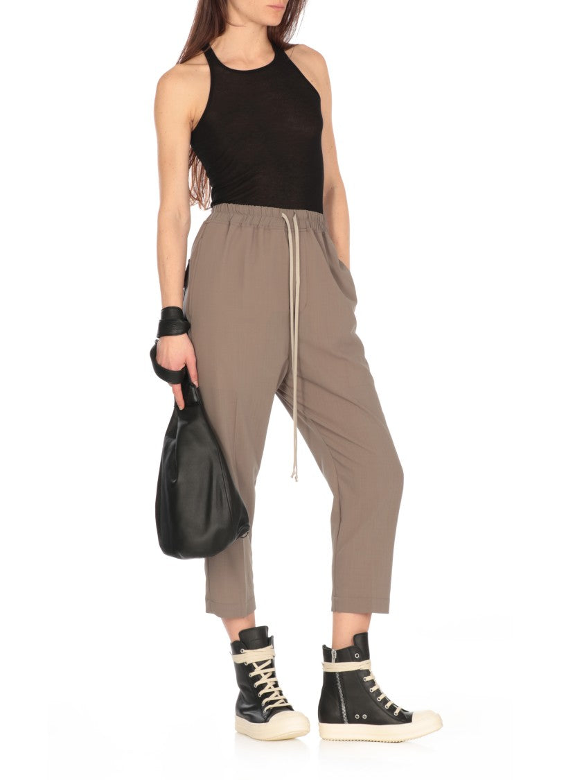 Rick Owens Green Wool Pants