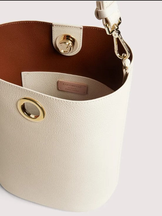 Coccinelle Structured Bucket Bag With Turn-Lock Closure