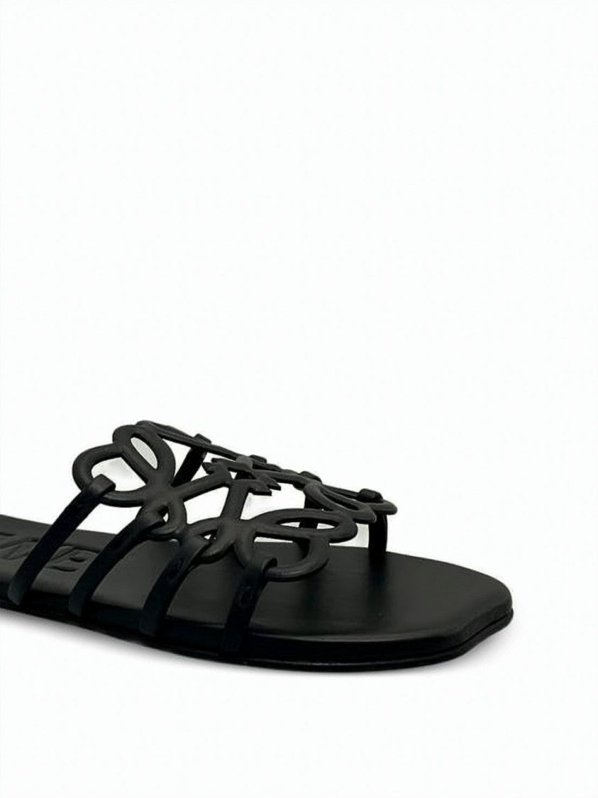 Loewe Flat Mule Sandal With Square Toe