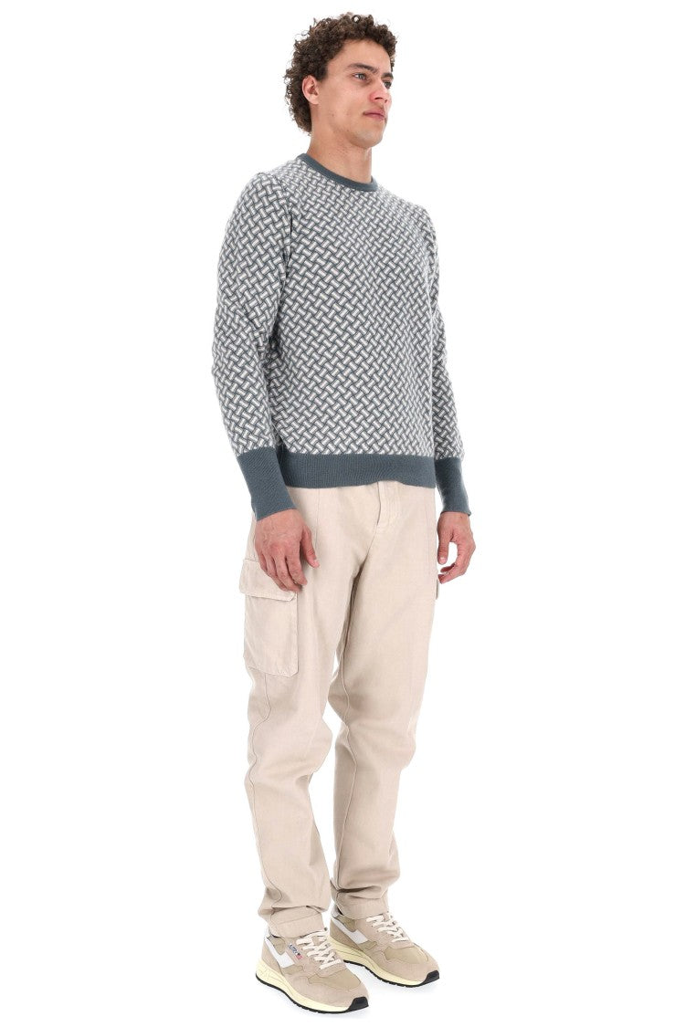 Drumohr Biscottino Pure Cashmere Crewneck Sweater
