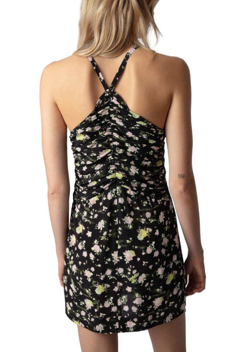 Zadig & Voltaire Floral Print Mini Dress
