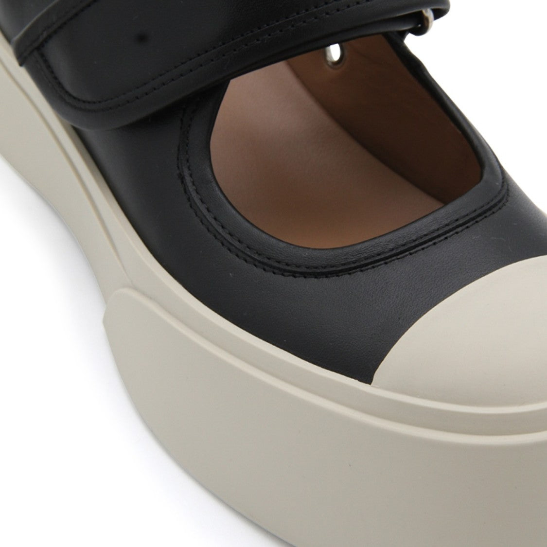 Marni Black Oversized-Sole Sneakers