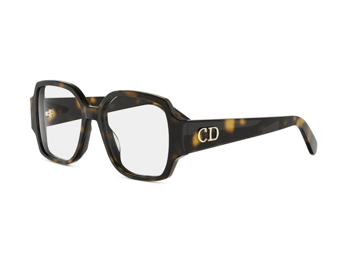 Dior Tortoiseshell Cd50139i Square Eyeglasses
