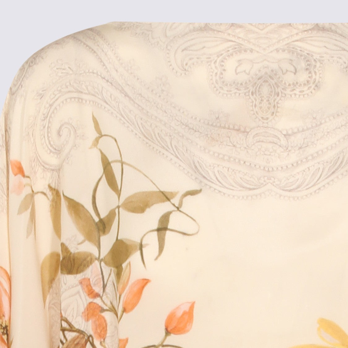 Etro White Silk Top