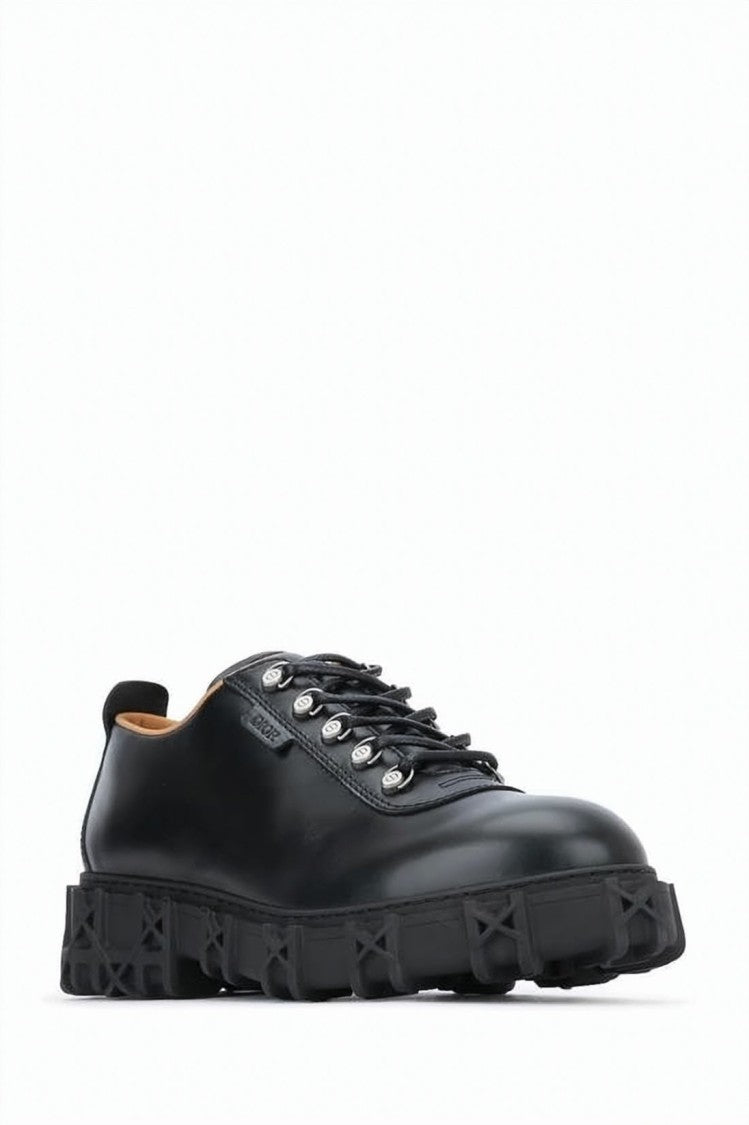 Dior Sole Black Calf Leather Dress Shoes