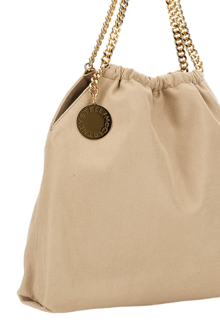 Stella Mccartney Medium Falabella Shoulder Bag With Drawstring Closure And Gold-Tone Accents
