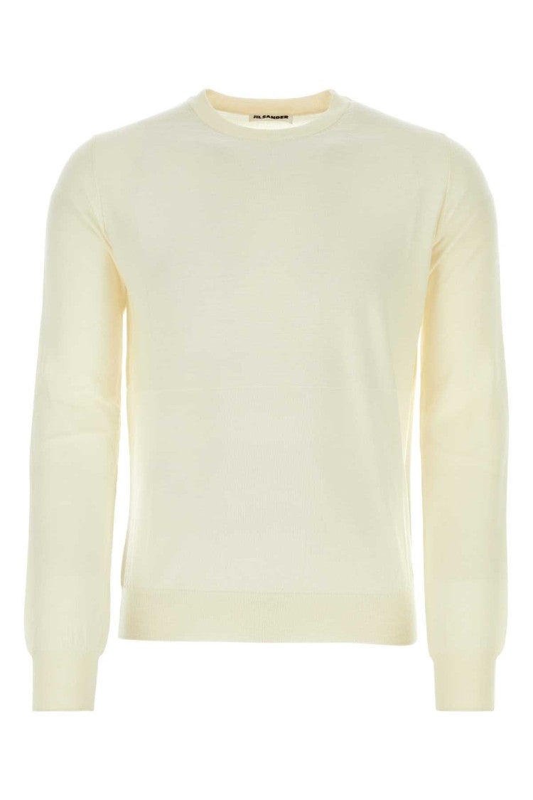 Jil Sander Ivory Wool Sweater