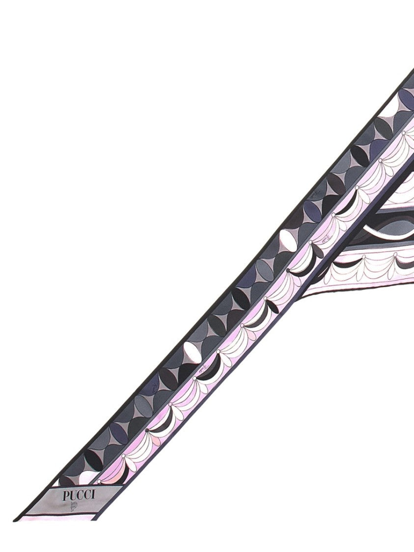 Pucci "Bandeau" Triangle Scarf In Print Mix