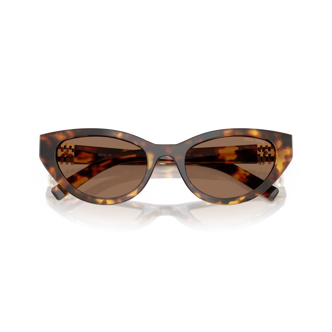 Miu Miu 0Mu A04s Cat-Eye Tortoiseshell Sunglasses