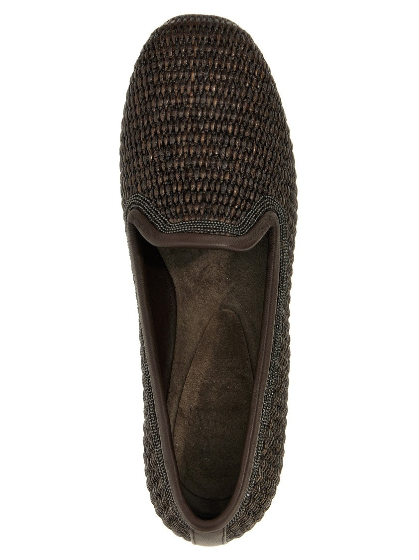 Brunello Cucinelli 'Precious Trim' Slippers