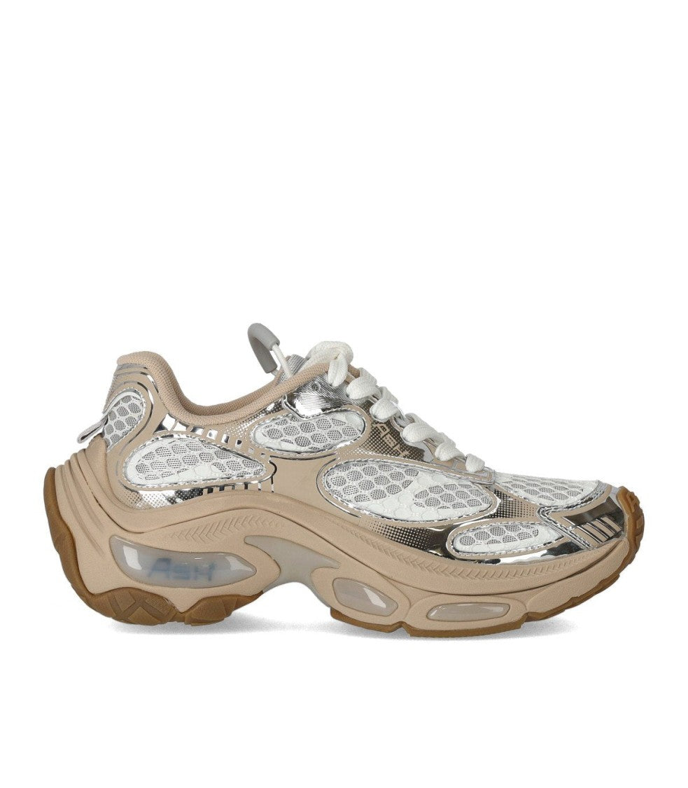 Ash Dragon White Silver Sneaker