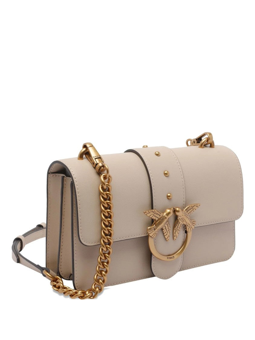 Pinko Love One Mini Leather Satchel