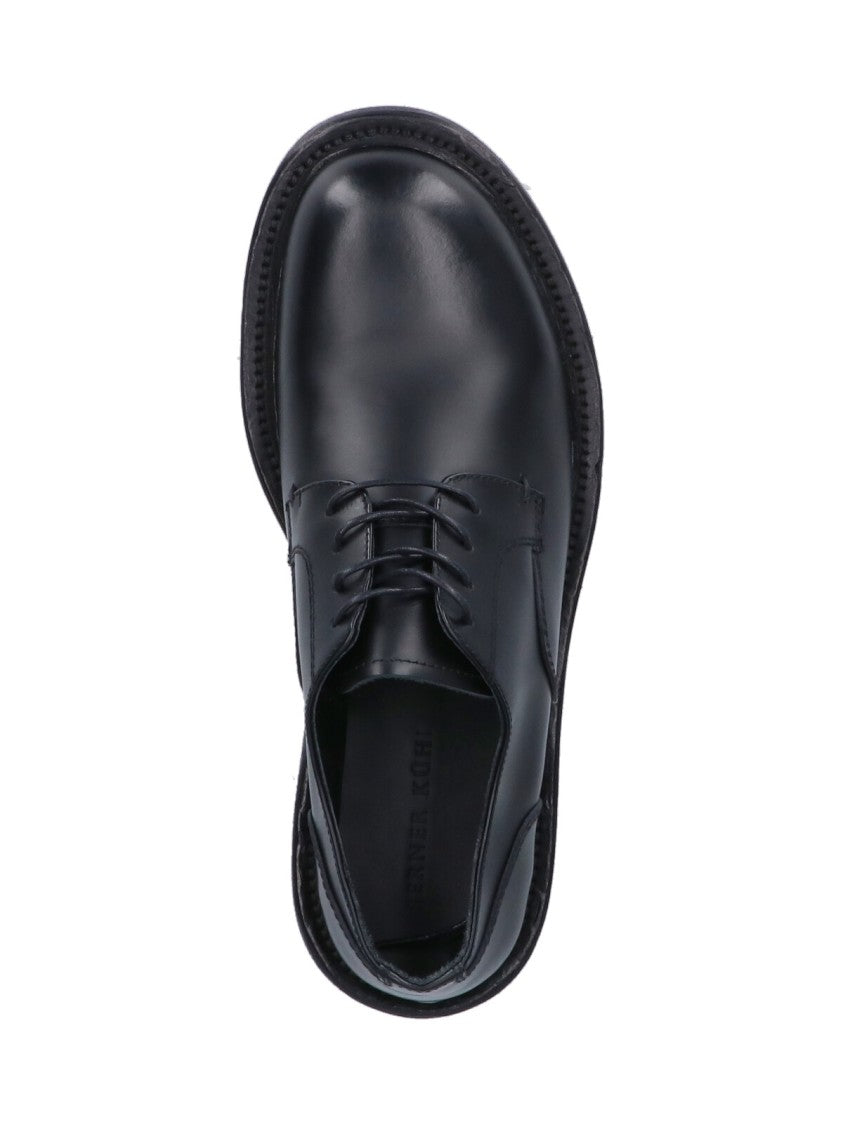 Berner Kuhl Mid Heel' Derby Shoes – Black