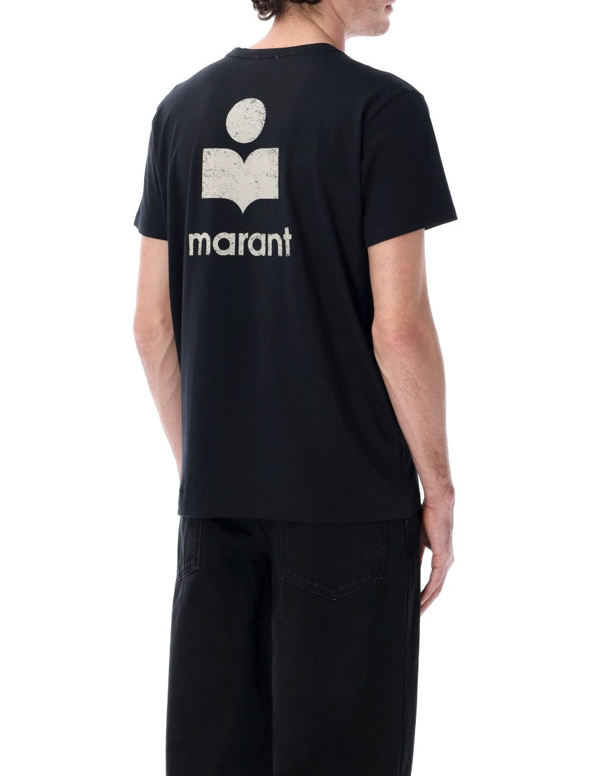 Isabel Marant Marant Zafferh Cotton Logo T-Shirt
