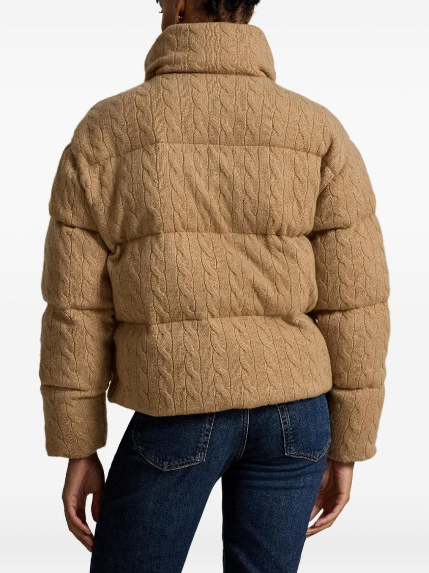 Polo Ralph Lauren Quilted Cropped High-Collar Jacket